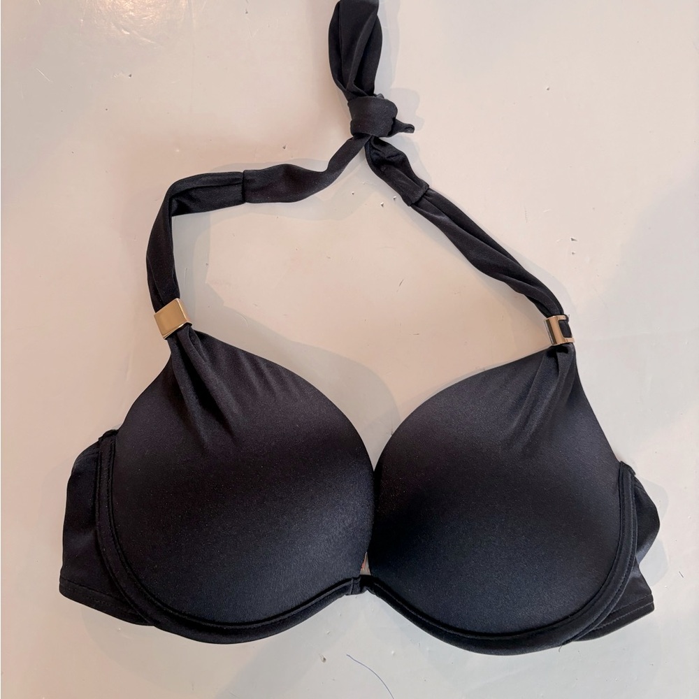 VICTORIA’S SECRET Black Heavily Padded Bikini TOP 34C